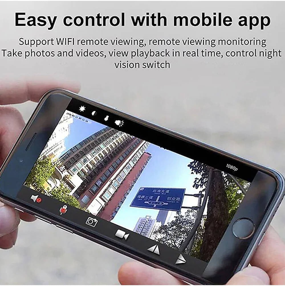 A9 Wireless WiFi Mini Camera – 1080P HD, Motion Detection, Night Vision